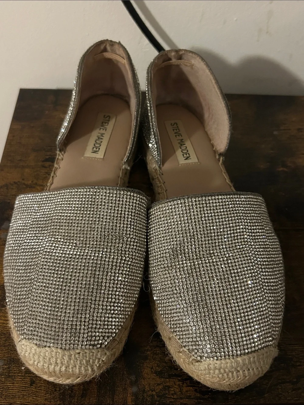 Steve Madden sparkling silver